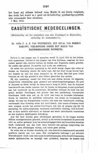 Eerste pagina van het artikel zoals het is gepubliceerd in het tijdschrift