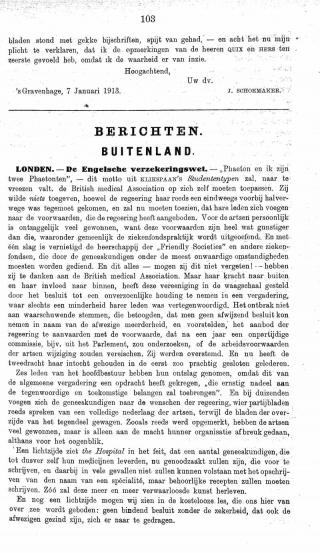 Eerste pagina van het artikel zoals het is gepubliceerd in het tijdschrift