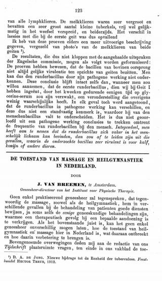 Eerste pagina van het artikel zoals het is gepubliceerd in het tijdschrift