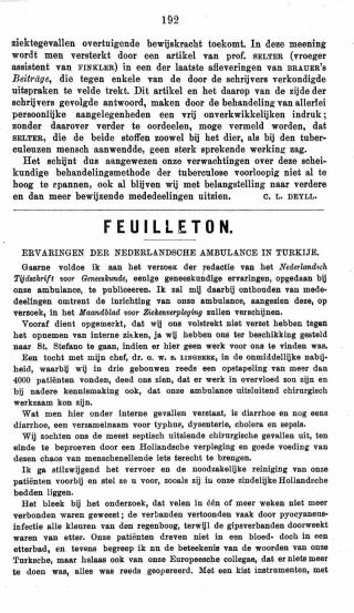 Eerste pagina van het artikel zoals het is gepubliceerd in het tijdschrift