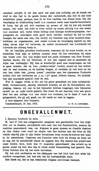 Eerste pagina van het artikel zoals het is gepubliceerd in het tijdschrift