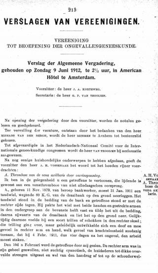 Eerste pagina van het artikel zoals het is gepubliceerd in het tijdschrift