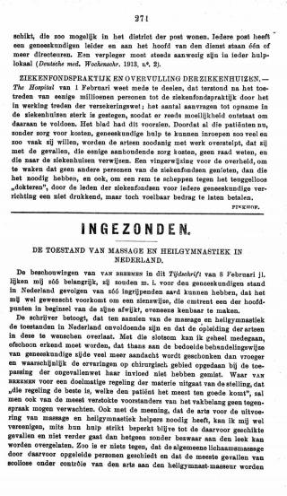 Eerste pagina van het artikel zoals het is gepubliceerd in het tijdschrift