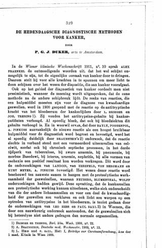 Eerste pagina van het artikel zoals het is gepubliceerd in het tijdschrift