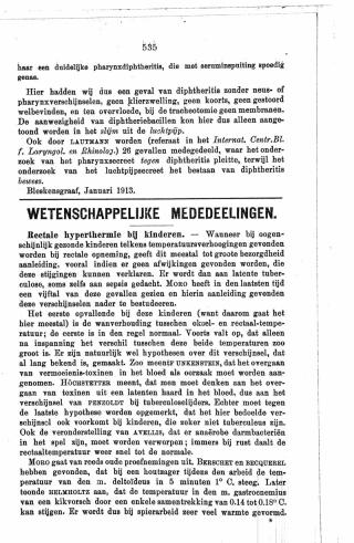 Eerste pagina van het artikel zoals het is gepubliceerd in het tijdschrift