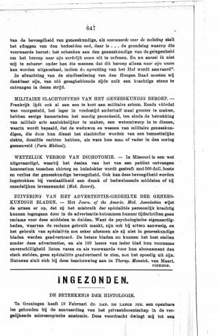 Eerste pagina van het artikel zoals het is gepubliceerd in het tijdschrift