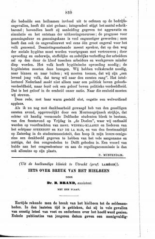 Eerste pagina van het artikel zoals het is gepubliceerd in het tijdschrift