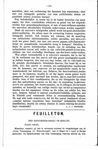 Eerste pagina van het artikel zoals het is gepubliceerd in het tijdschrift