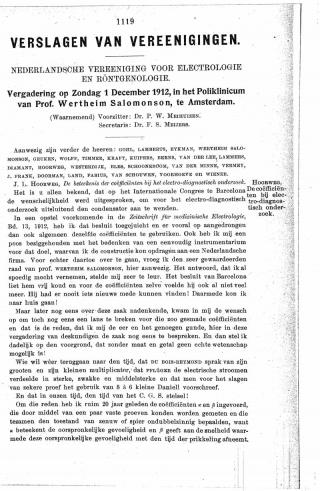 Eerste pagina van het artikel zoals het is gepubliceerd in het tijdschrift