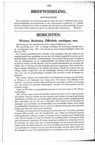 Eerste pagina van het artikel zoals het is gepubliceerd in het tijdschrift