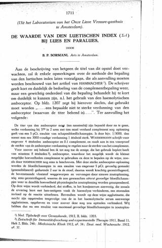 Eerste pagina van het artikel zoals het is gepubliceerd in het tijdschrift