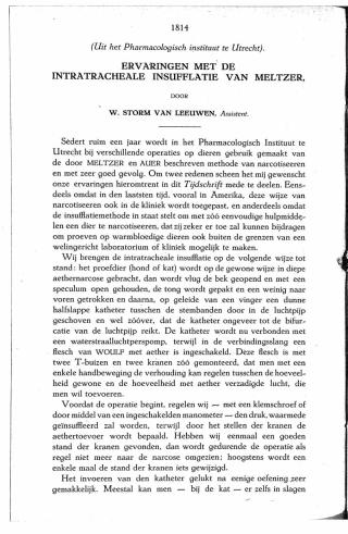 Eerste pagina van het artikel zoals het is gepubliceerd in het tijdschrift