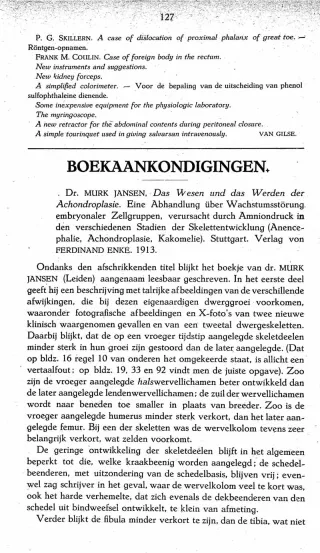 Eerste pagina van het artikel zoals het is gepubliceerd in het tijdschrift