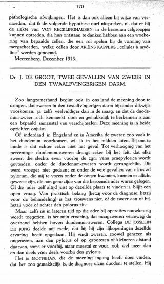 Eerste pagina van het artikel zoals het is gepubliceerd in het tijdschrift