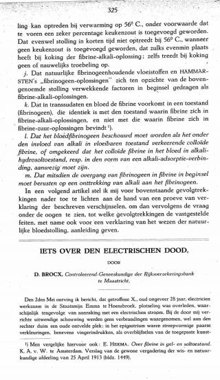 Eerste pagina van het artikel zoals het is gepubliceerd in het tijdschrift