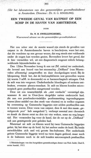 Eerste pagina van het artikel zoals het is gepubliceerd in het tijdschrift