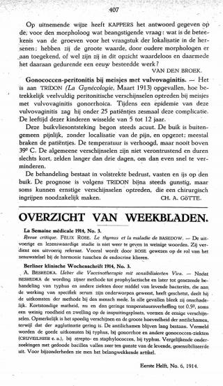 Eerste pagina van het artikel zoals het is gepubliceerd in het tijdschrift