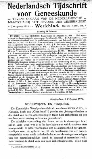 Eerste pagina van het artikel zoals het is gepubliceerd in het tijdschrift