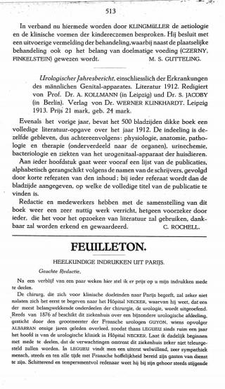 Eerste pagina van het artikel zoals het is gepubliceerd in het tijdschrift