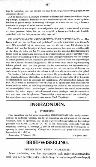 Eerste pagina van het artikel zoals het is gepubliceerd in het tijdschrift