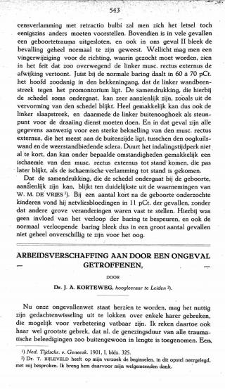 Eerste pagina van het artikel zoals het is gepubliceerd in het tijdschrift