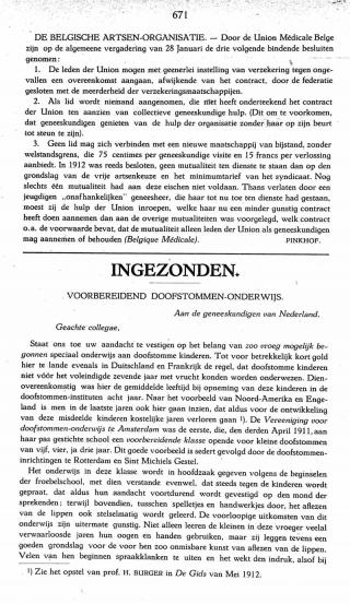 Eerste pagina van het artikel zoals het is gepubliceerd in het tijdschrift
