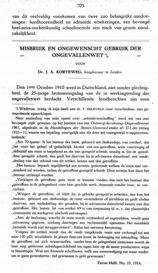 Eerste pagina van het artikel zoals het is gepubliceerd in het tijdschrift