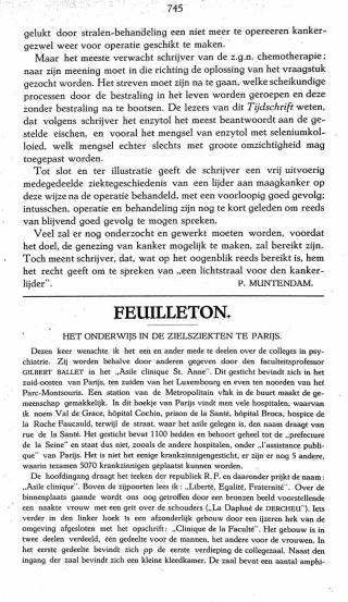 Eerste pagina van het artikel zoals het is gepubliceerd in het tijdschrift