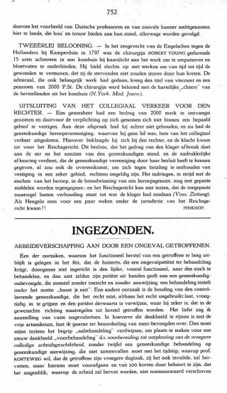 Eerste pagina van het artikel zoals het is gepubliceerd in het tijdschrift
