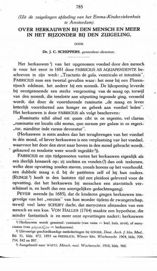 Eerste pagina van het artikel zoals het is gepubliceerd in het tijdschrift