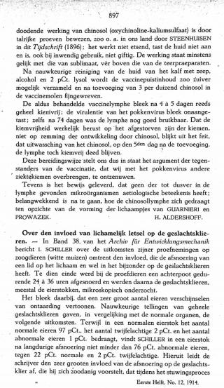Eerste pagina van het artikel zoals het is gepubliceerd in het tijdschrift