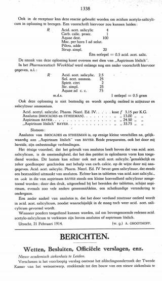 Eerste pagina van het artikel zoals het is gepubliceerd in het tijdschrift