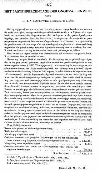 Eerste pagina van het artikel zoals het is gepubliceerd in het tijdschrift