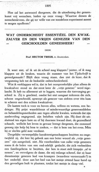 Eerste pagina van het artikel zoals het is gepubliceerd in het tijdschrift