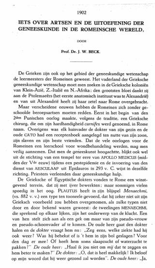 Eerste pagina van het artikel zoals het is gepubliceerd in het tijdschrift