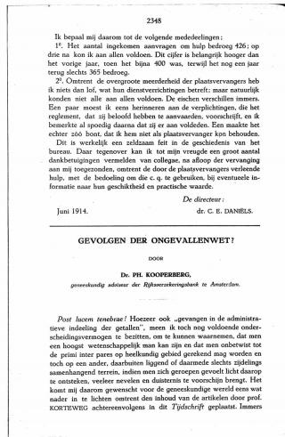 Eerste pagina van het artikel zoals het is gepubliceerd in het tijdschrift