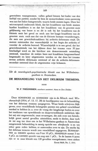 Eerste pagina van het artikel zoals het is gepubliceerd in het tijdschrift