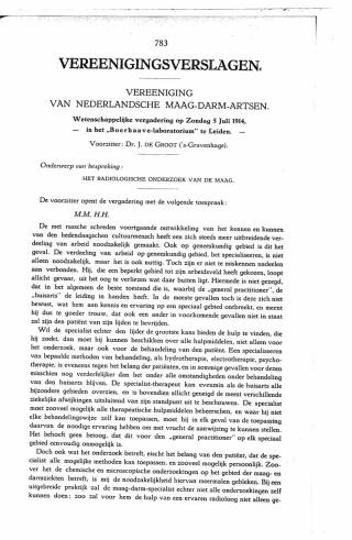 Eerste pagina van het artikel zoals het is gepubliceerd in het tijdschrift