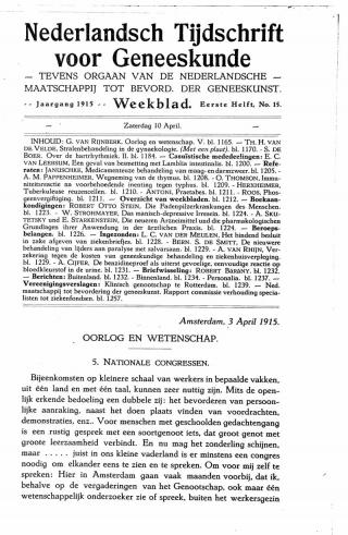 Eerste pagina van het artikel zoals het is gepubliceerd in het tijdschrift