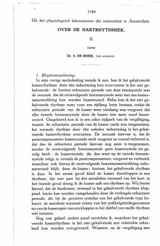 Eerste pagina van het artikel zoals het is gepubliceerd in het tijdschrift