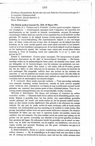 Eerste pagina van het artikel zoals het is gepubliceerd in het tijdschrift