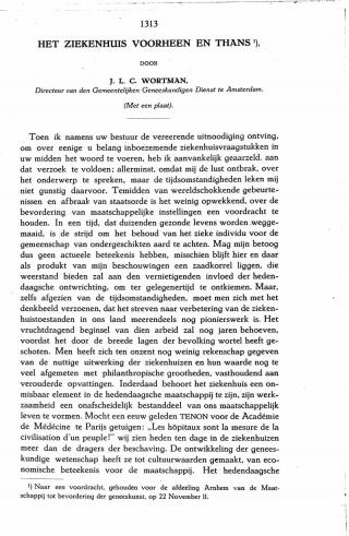 Eerste pagina van het artikel zoals het is gepubliceerd in het tijdschrift