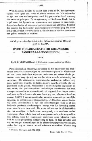 Eerste pagina van het artikel zoals het is gepubliceerd in het tijdschrift