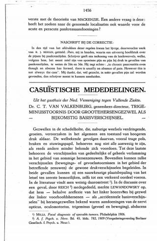 Eerste pagina van het artikel zoals het is gepubliceerd in het tijdschrift