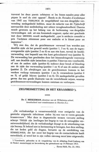 Eerste pagina van het artikel zoals het is gepubliceerd in het tijdschrift