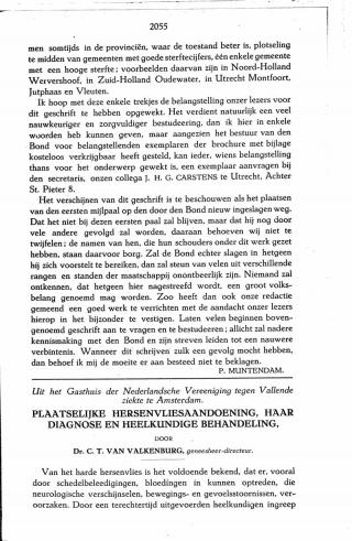 Eerste pagina van het artikel zoals het is gepubliceerd in het tijdschrift