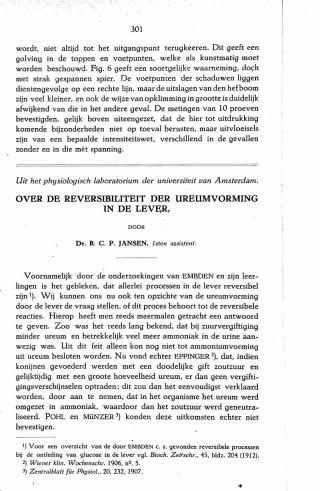 Eerste pagina van het artikel zoals het is gepubliceerd in het tijdschrift