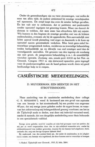 Eerste pagina van het artikel zoals het is gepubliceerd in het tijdschrift