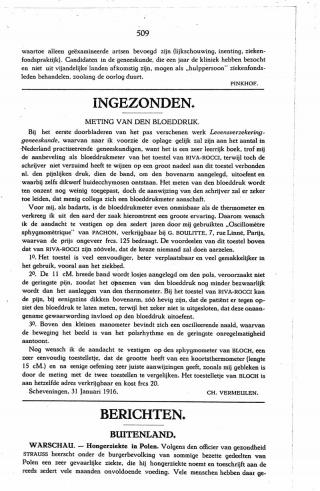 Eerste pagina van het artikel zoals het is gepubliceerd in het tijdschrift