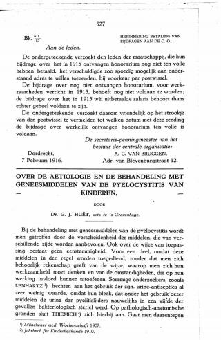 Eerste pagina van het artikel zoals het is gepubliceerd in het tijdschrift